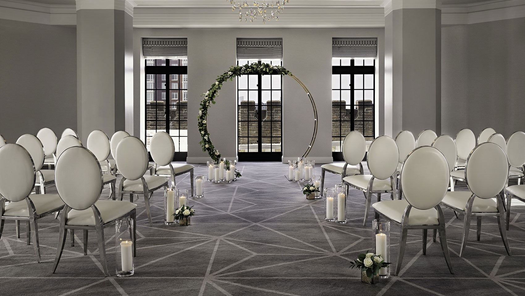 Burnham Ballroom Ceremony Set-up