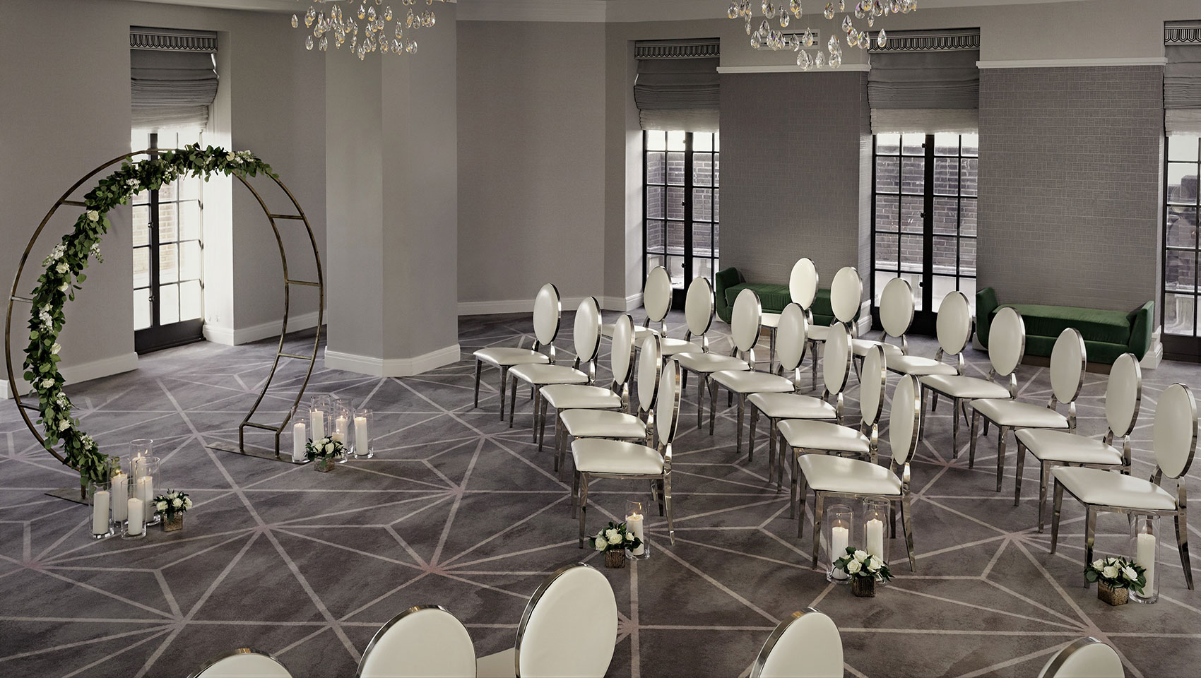 Burnham Ballroom Ceremony Set-up