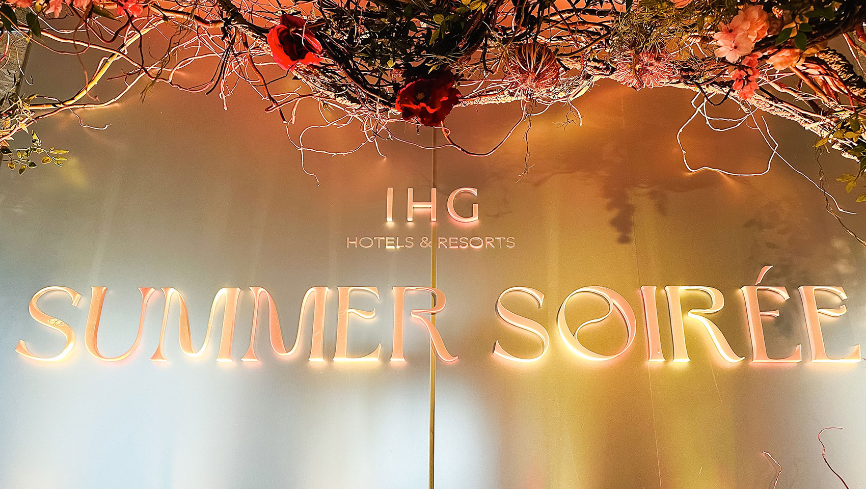 Summer Soiree signage
