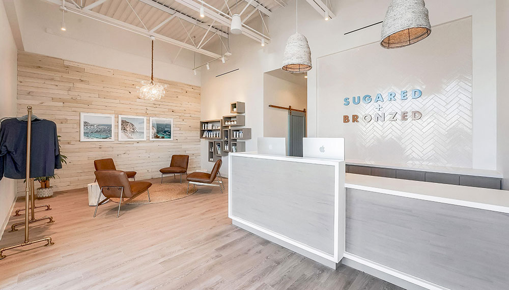 WSugar & Bronzed Front Desk