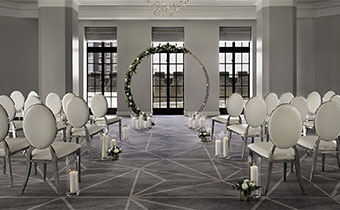 Burnham Ballroom Ceremony Set-up