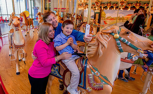 Family at the Please Touch Museum