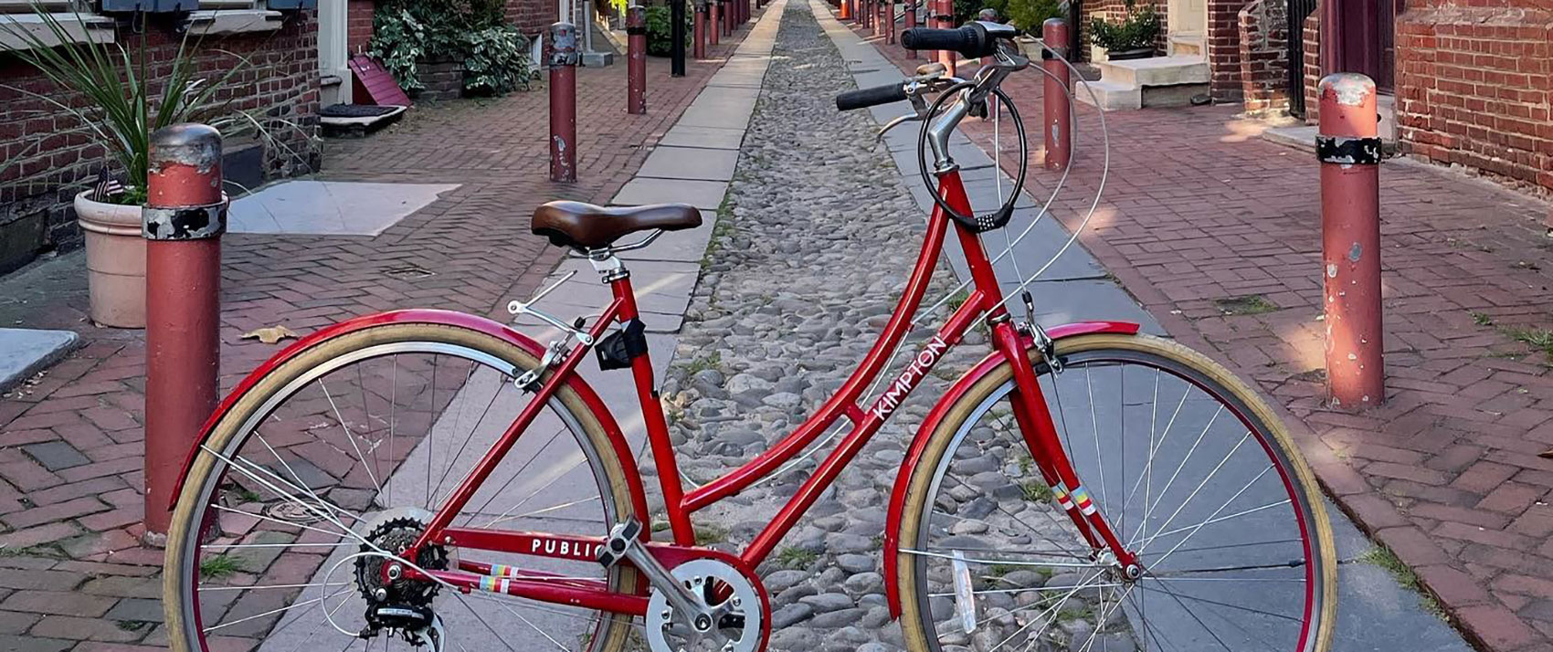 bike on a Philadelphia street